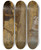 Triptych art skateboard deck of Franz Von Stuck Homage To Painting by Franz Von Stuck (1863-1928)