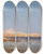 Triptych art skateboard deck of Flix Ziem Blick Auf Konstantinopel by Felix Ziem (1821-1911)