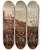 Triptych art skateboard deck of Circle Of Juan De La Corte Deborah And Barak Against Sisera by Circle of Juan de la Corte (1597-1660)