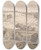 Triptych art skateboard deck of John Sell Cotman Holt Heath Near Norwich by John Sell Cotman (1782-1842)
