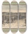 Triptych art skateboard deck of Denis Auguste Marie Raffet Prise De Constantine by Denis Auguste Marie Raffet (1804-1860)