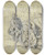 Triptych art skateboard deck of Erasmus Quellinus The Younger Die Rettung Des Heiligen Paulus by Erasmus Quellinus The Younger (1607-1678)