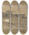 Triptych art skateboard deck of Guglielmo Ciardi The Intersection by Guglielmo Ciardi (1842-1917)