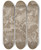 Triptych art skateboard deck of Johann Carl Loth The Harpies Attacking Aeneas And His Companions by Johann Carl Loth (1632-1698)