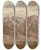Triptych art skateboard deck of Albert Bierstadt Montana Landscape by Albert Bierstadt (1830-1902)