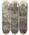 Triptych art skateboard deck of Edwin Edwards Bell Inn Edmonton Back View Outer Suburb North by Edwin Edwards