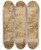 Triptych art skateboard deck of Jan Lievens View Of A Path In The Hague Forest With Beggars At The Door Of A Cottage by Jan Lievens (1607-1674)