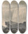 Triptych art skateboard deck of Isaac Weld View Of Niagara Falls With Two Figures Sitting On A Rock Center Foreground by Isaac Weld (1774-1856)