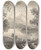 Triptych art skateboard deck of David Octavius Hill View Of A Lake Or River With A Sailboat by David Octavius Hill (1802-1870)