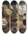 Triptych art skateboard deck of Henryk Siemiradzki At The Spring Well by Henryk Siemiradzki (1843-1902)