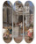 Triptych art skateboard deck of Ludovico Marchetti The Knight Of The Lily by Ludovico Marchetti (1853-1909) Triptych art skateboard deck of Ludovico Marchetti The Knight Of The Lily by Ludovico Marchetti (1853-1909)