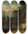 Triptych art skateboard deck of Francesco De Mura Saint Anthony Visiting Saint Paul Of Thebes In The Desert by Francesco de Mura (1696-1782)