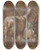 Triptych art skateboard deck of Abraham Bloemaert A Barnyard With Goats And A Goatherd by Abraham Bloemaert (1564-1651)