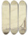 Triptych art skateboard deck of Jan Van De Cappelle Marine Mit Vielen Schiffen Links Bei Einer Langen Signalstange Ein Fischer Mit Netzen by Jan van de Cappelle (1626-1679)