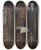 Triptych art skateboard deck of Hans Smidth Interir Fra Et Bondehus by Hans Smidth (1839-1917)