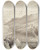 Triptych art skateboard deck of Nicholas Chevalier Weka Pass by Nicholas Chevalier (1828-1902)