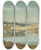 Triptych art skateboard deck of Jeanlon Grme Camels Watering In The Desert_1 by Jean-Lon Grme (1824-1904)