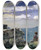Triptych art skateboard deck of Frank Buchser Girl On Ashlars Of The Antique City Walls Of Norba by Frank Buchser (1828-1890)