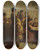 Triptych art skateboard deck of Edwin Long A Dorcas Meeting In The 6Th Century by Edwin Long (1829-1891)