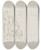 Triptych art skateboard deck of Marius Bauer Zittende Man In Een Interieur by Marius Bauer (1867-1932)