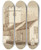 Triptych art skateboard deck of Rev James Bulwer One From A Volume Of Drawings And Prints_27 by Rev James Bulwer (1794-1879)