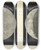 Triptych art skateboard deck of Asa Smith Telescopic View Of The Full Moon Telescopic View Of The Moon Past The Last Quadrature by Asa Smith (19-)