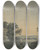 Triptych art skateboard deck of Edward Goodwin Quatford Rock River Severn Shropshire by Edward Goodwin