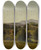 Triptych art skateboard deck of David Johnson Study Of Tivoli by David Johnson (1827-1908)