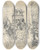 Triptych art skateboard deck of Douard Vuillard Women Conversing In A Salon With Open Windows And Afireplace by douard Vuillard (1868-1940)