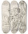 Triptych art skateboard deck of Monogrammist Ef A Dancing Pair Accompanied By A Blindfolded Fortune by Monogrammist Ed