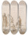 Triptych art skateboard deck of Esaias Van De Velde Fish Mongers On Thebeach by Esaias van de Velde (1587-1630)