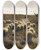 Triptych art skateboard deck of Anton Mauve The Return Of The Flock Laren by Anton Mauve (1838-1888)