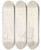 Triptych art skateboard deck of Adolph Tidemand Interir Med Kvinne Kubbestol Og Hengende Barnekurv by Adolph Tidemand (1814-1876)