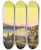 Triptych art skateboard deck of Udo Keppler The Great Spirit by Udo Keppler (1872-1956)