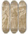 Triptych art skateboard deck of Hans Speckaert Ein Zug Von Mnnern Frauen Und Kindern Die Scke Und Krbe Tragen by Hans Speckaert (1540-1577)