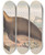 Triptych art skateboard deck of John Gould The Mammals Of Australia Pl155 by John Gould (1804-1881)