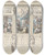 Triptych art skateboard deck of Benjamin West Design For A Wall Of The Chapel Of Revealed Religion by Benjamin West (1738-1820)