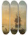 Triptych art skateboard deck of Claudejoseph Vernet A Grand View Of The Sea Shore Enriched With Buildings Shipping And Figures by Claude Joseph Vernet (1714-1789)