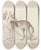 Triptych art skateboard deck of Charles Hamilton Smith Fennec Of Bruce And Red Backed Fennec by Charles Hamilton Smith (1776-1859)