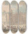 Triptych art skateboard deck of Thomas Rowlandson Soldiers At Exeter by Thomas Rowlandson (1756-1827)