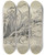 Triptych art skateboard deck of Victor Mller Heftig Bewegte Gruppe Zumeist Weiblicher Akte by Victor Muller (1829-1871)