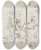 Triptych art skateboard deck of Marius Bauer Monnik Verleid Door Duivels by Marius Bauer (1867-1932)