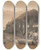 Triptych art skateboard deck of John Varley Boat Building by John Varley (1778-1842)