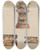 Triptych art skateboard deck of J Howard Iams Spirit Lamp With Teapot by J Howard Iams (20-)