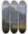 Triptych art skateboard deck of Johan Christian Dahl The Etsch Valley Near Roveredo by Johan Christian Dahl (1788-1857)