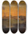 Triptych art skateboard deck of Le Roux Vue De Lle Saintlouis Et De Lle De La Cit Depuis La Pointe De Larsenal by Le Roux (18-)