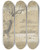Triptych art skateboard deck of Albert Anker Flusslandschaft In Wasen Emmental by Albert Anker (1831-1910)