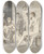 Triptych art skateboard deck of Christoffer Wilhelm Eckersberg Odysseus Hos Alkinoos Beretter Om Sit Liv by Christoffer Wilhelm Eckersberg (1783-1853)