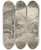 Triptych art skateboard deck of William Pars Sacred Cave Of Archidamus by William Pars (1742-1782)