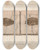 Triptych art skateboard deck of Louis Agassiz Recherches Sur Les Poissons Fossiles Pl373 by Louis Agassiz (1807-1873)